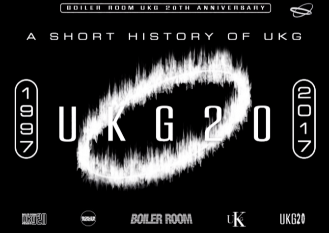 Flyer for event A Short History of UKG.