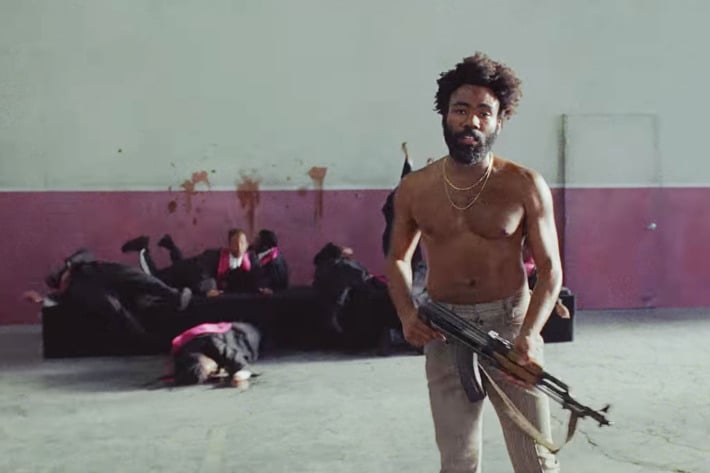 Flyer for event Childish Gambino: This Is America.