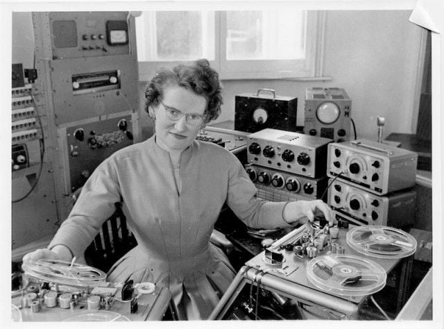 Flyer for event Daphne Oram on BBC4.