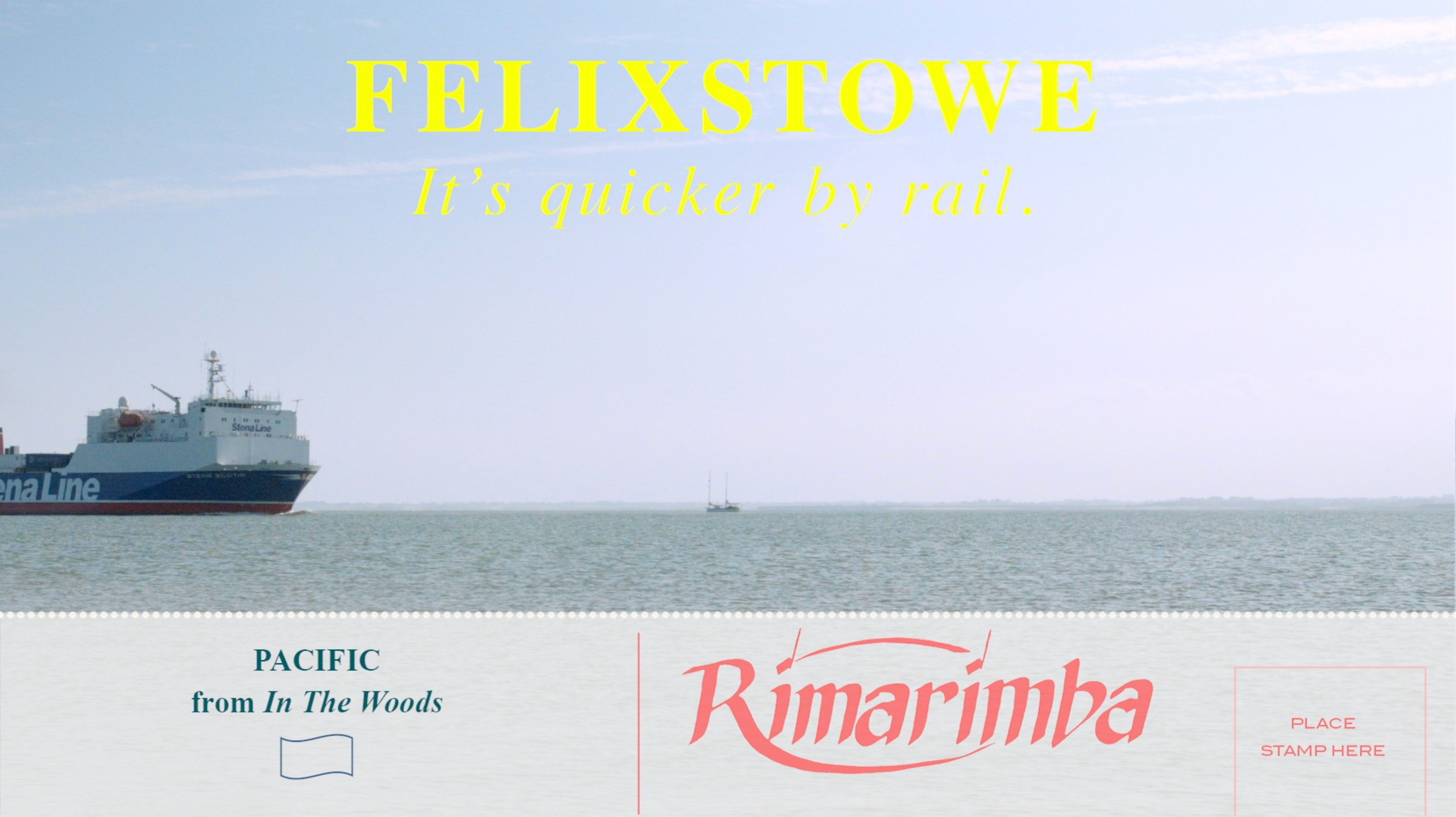 Flyer for event Rimarimba: 'Pacific'.