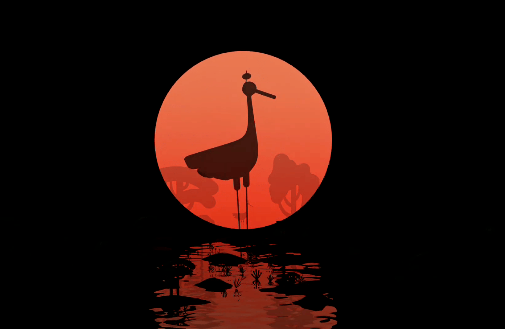 Flyer for event rRoxymore’s: ‘Forward Flamingo’.