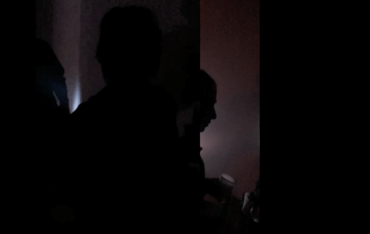 Photo of set Breathing Alone.