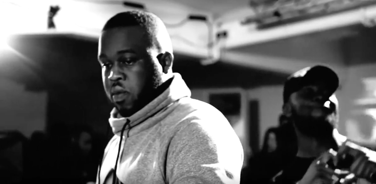 Photo of set DJ P Montana.