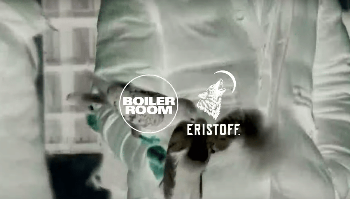 Photo of set Boiler Room x Eristoff x United Identities.