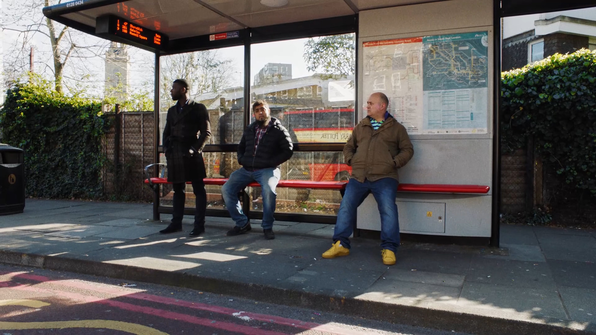 Photo of set THE MASSES.