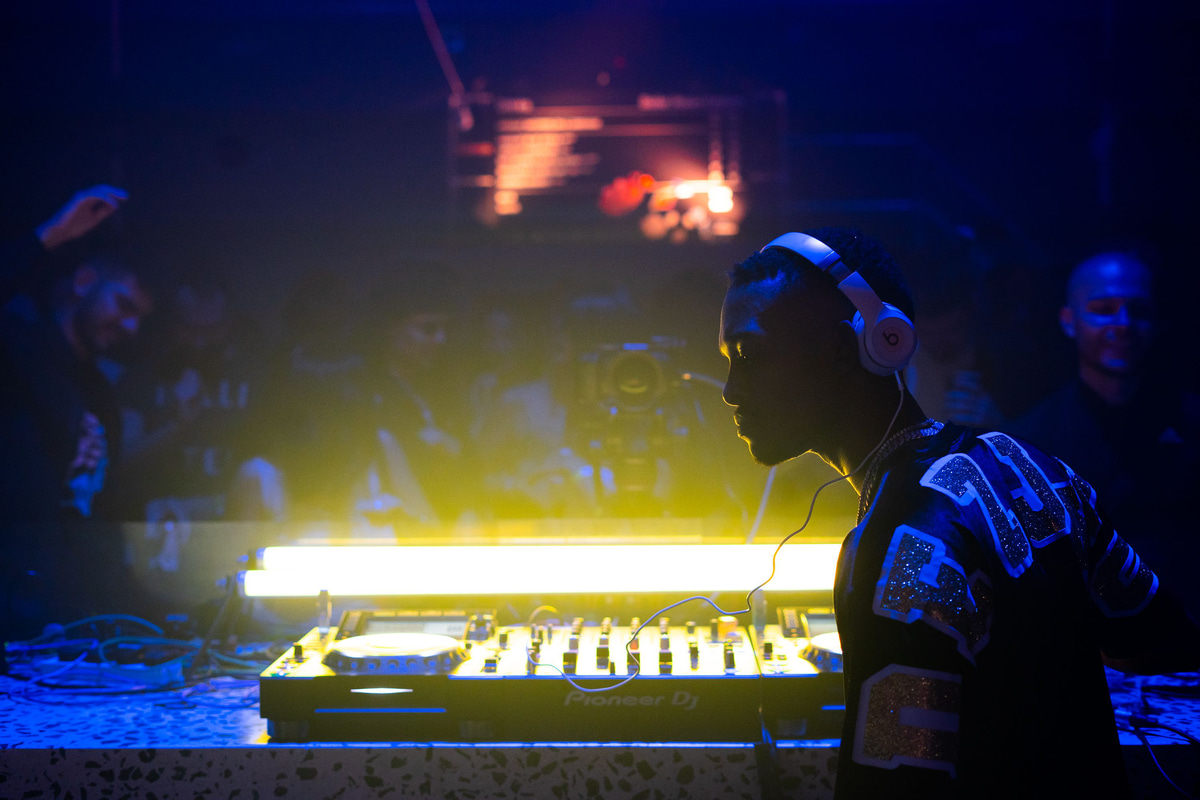 Photo of set DJ Lag.