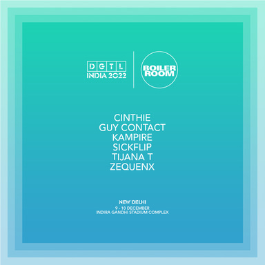 Flyer for event DGTL | New Delhi.