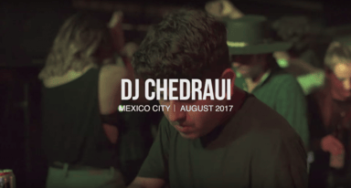 Photo of set DJ Chedraui.