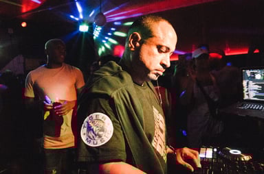 Photo of set DJ Playero.