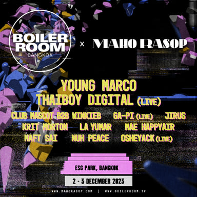Flyer for event Maho Rasop Festival | Day 1.