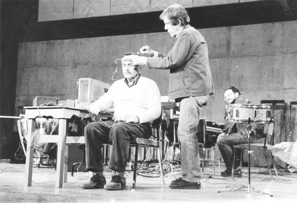 Flyer for event Alvin Lucier: Music For Solo Performer.