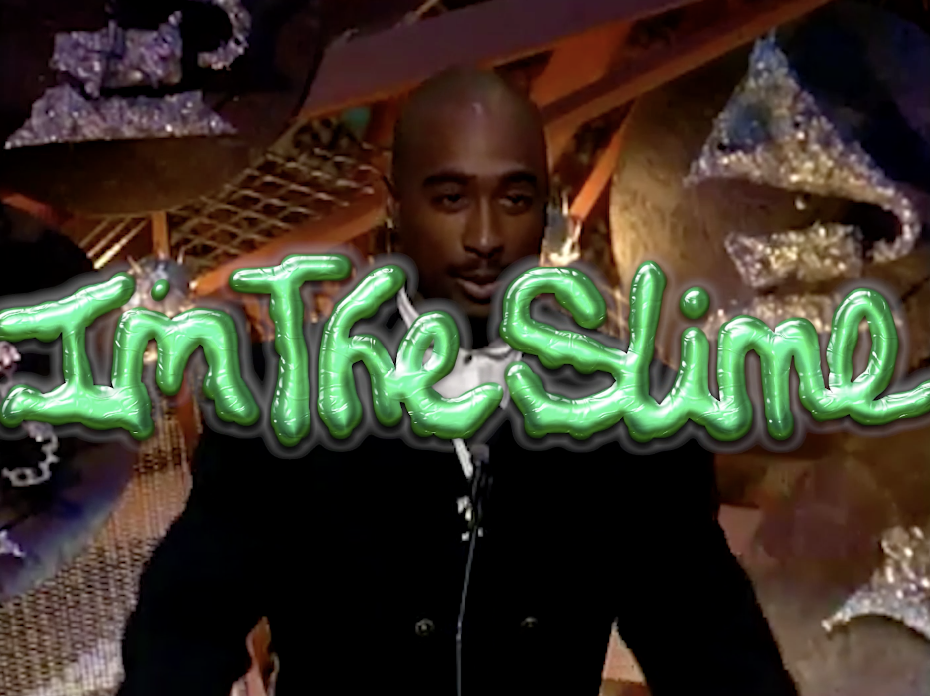 Flyer for event Alex Bag & Charlie Fox's TV Freakout: "I'm The Slime".