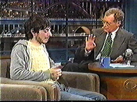 Flyer for event Harmony Korine on Letterman again.