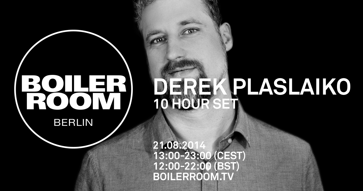 Derek Plaslaiko: 12 Hour Set flyer