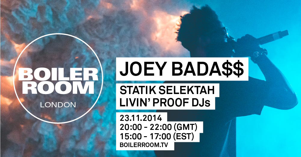 London: Joey Bada$$ flyer