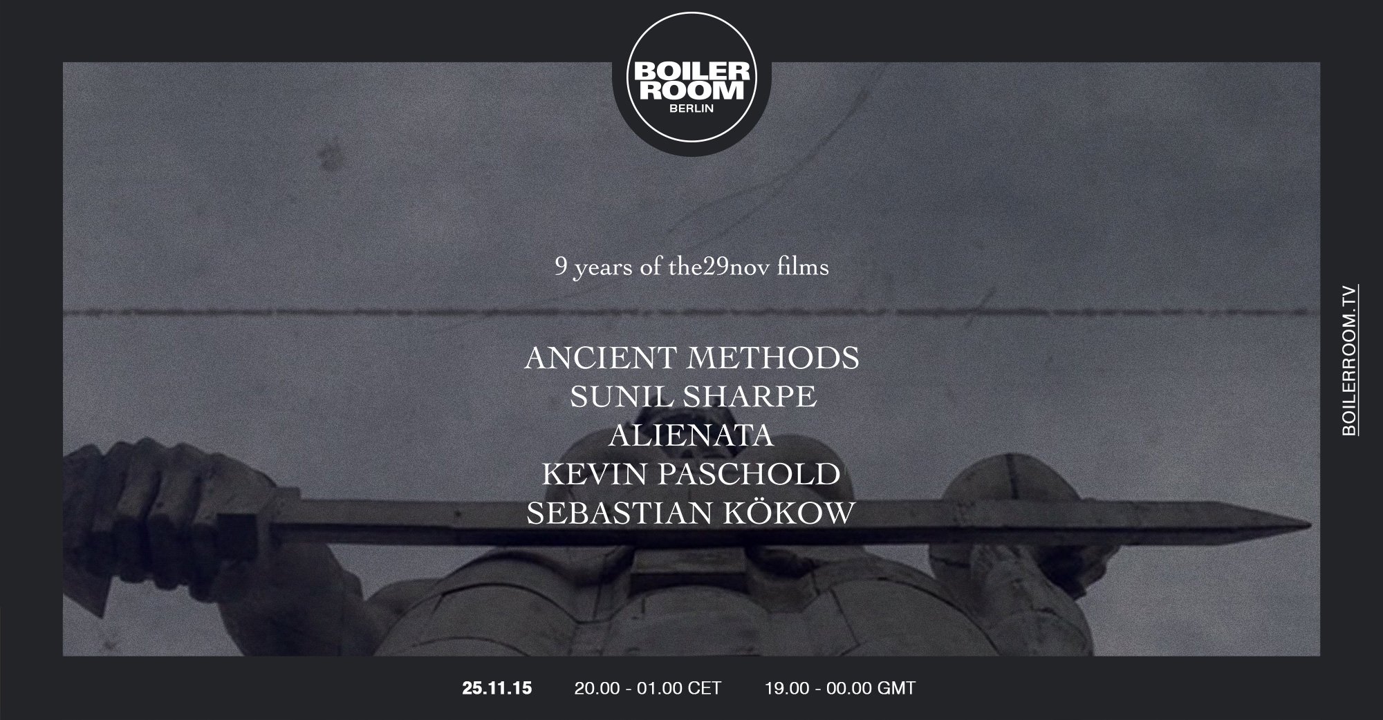 9 Years of the29nov films flyer