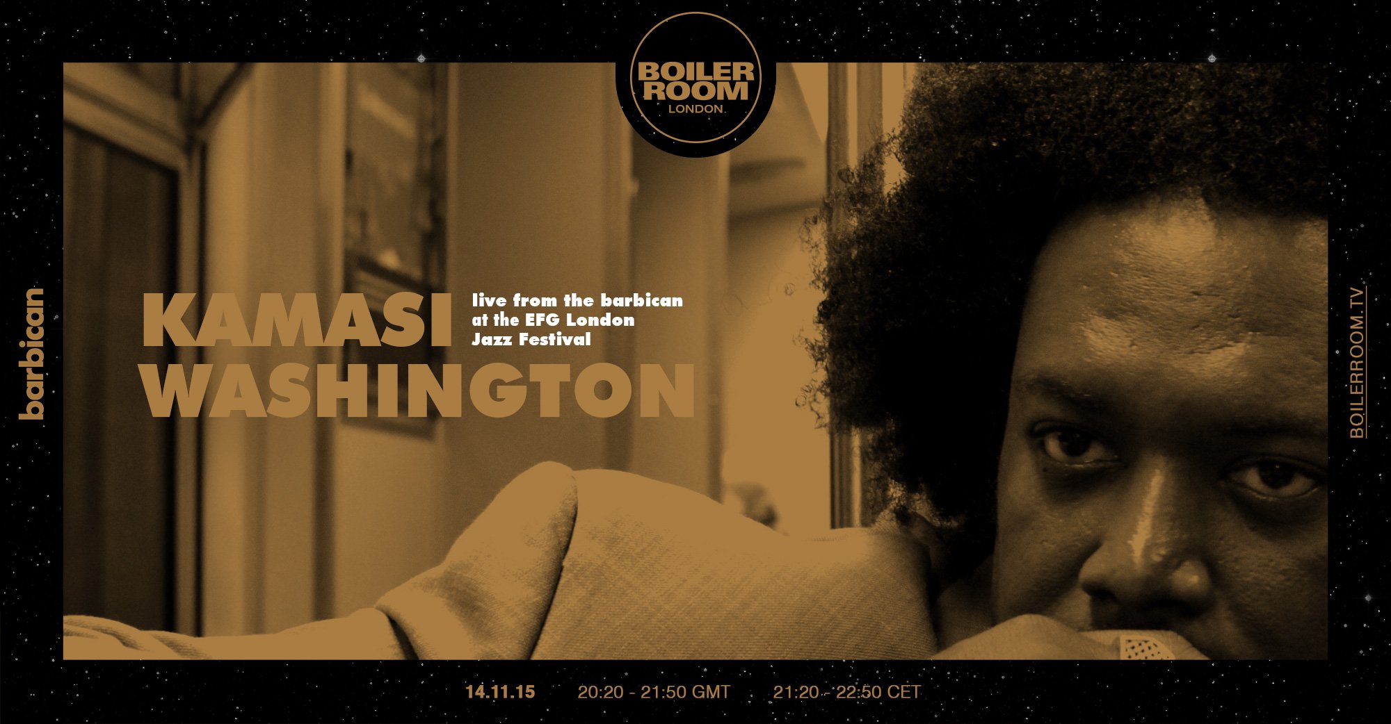 Kamasi Washington Live From The Barbican At The EFG London Jazz Festival flyer