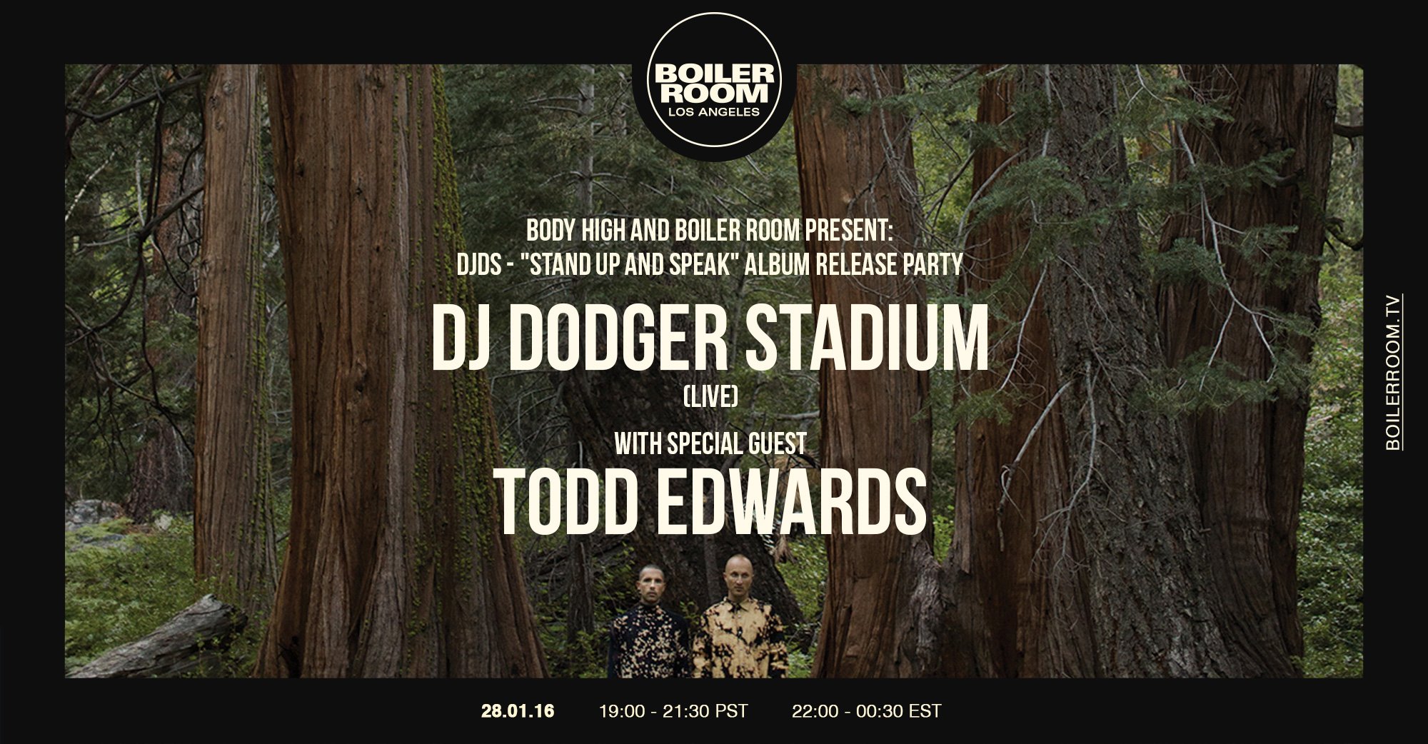 Body High: DJ Dodger Stadium + Todd Edwards flyer