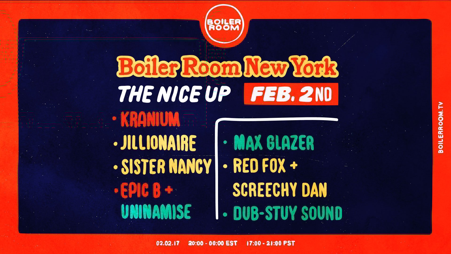 The Nice Up flyer