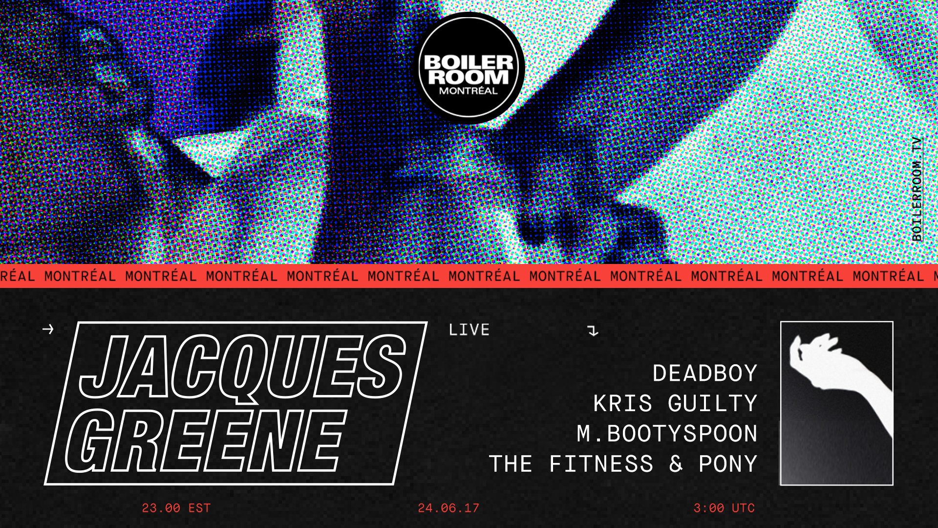 Jacques Greene flyer