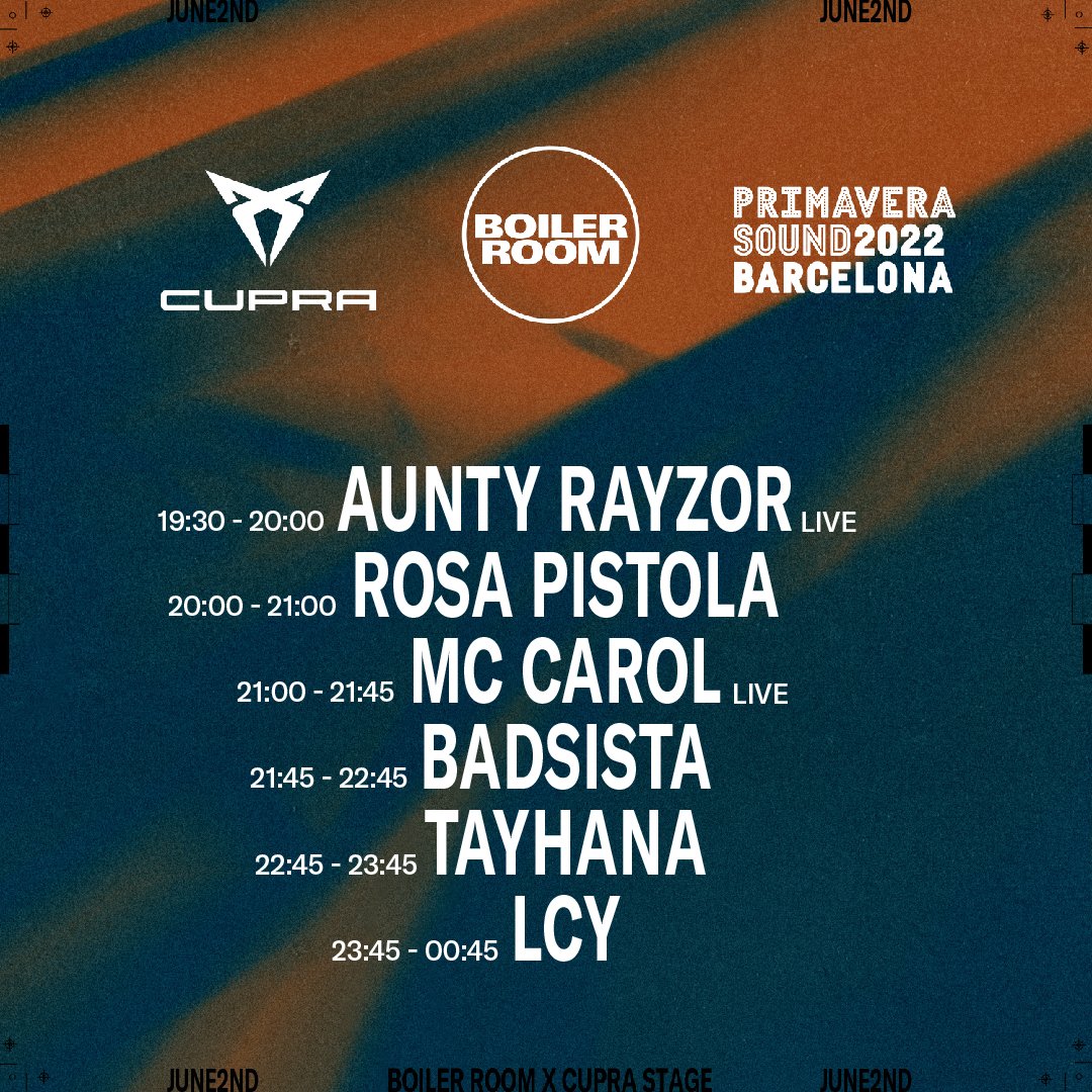 Primavera Sound x Cupra | Day 1 flyer