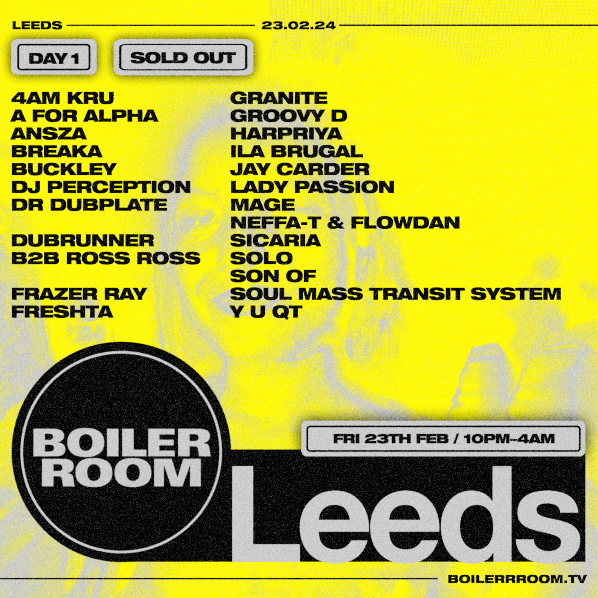 Leeds | Friday flyer