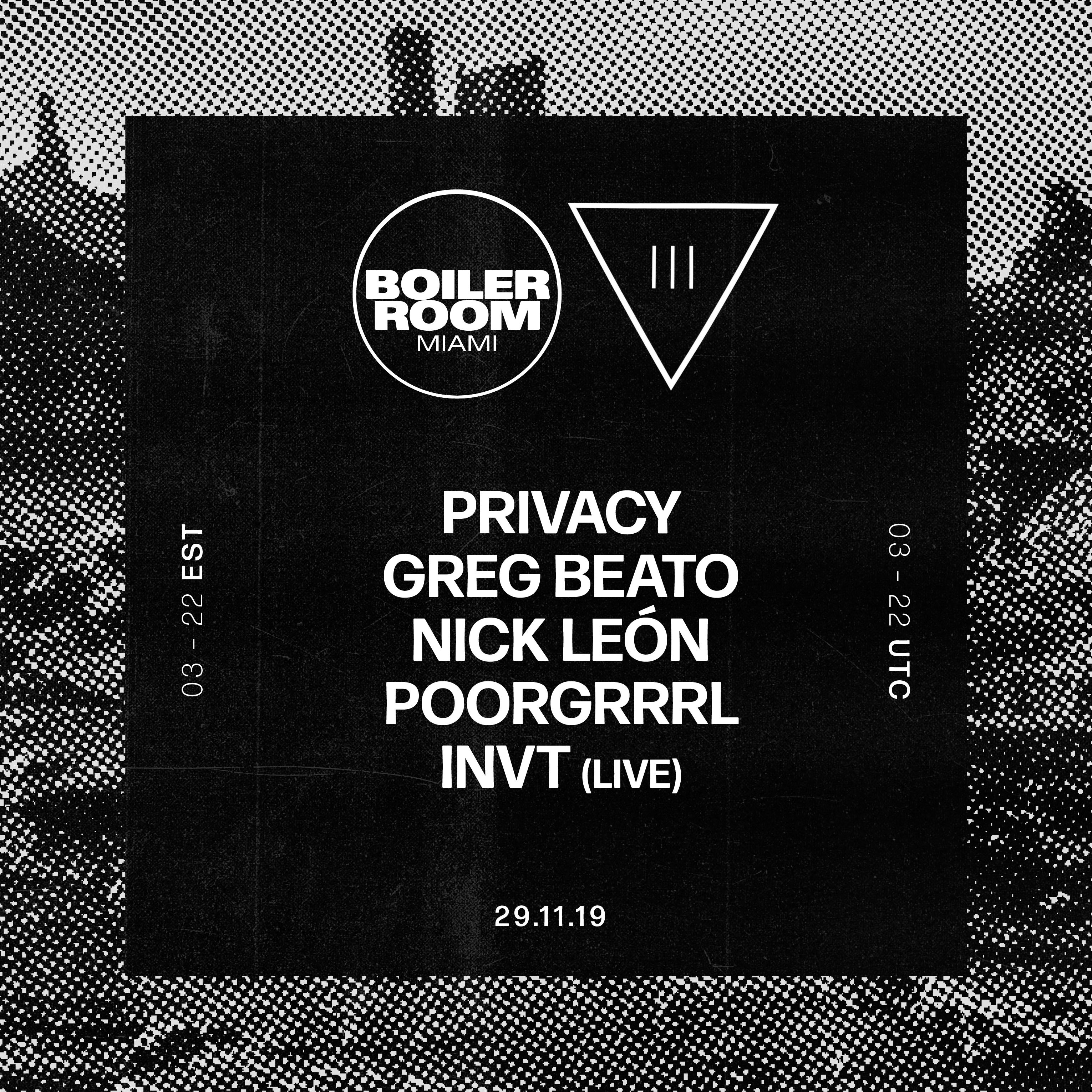 Boiler Room Miami: III Points Warehouse Party flyer