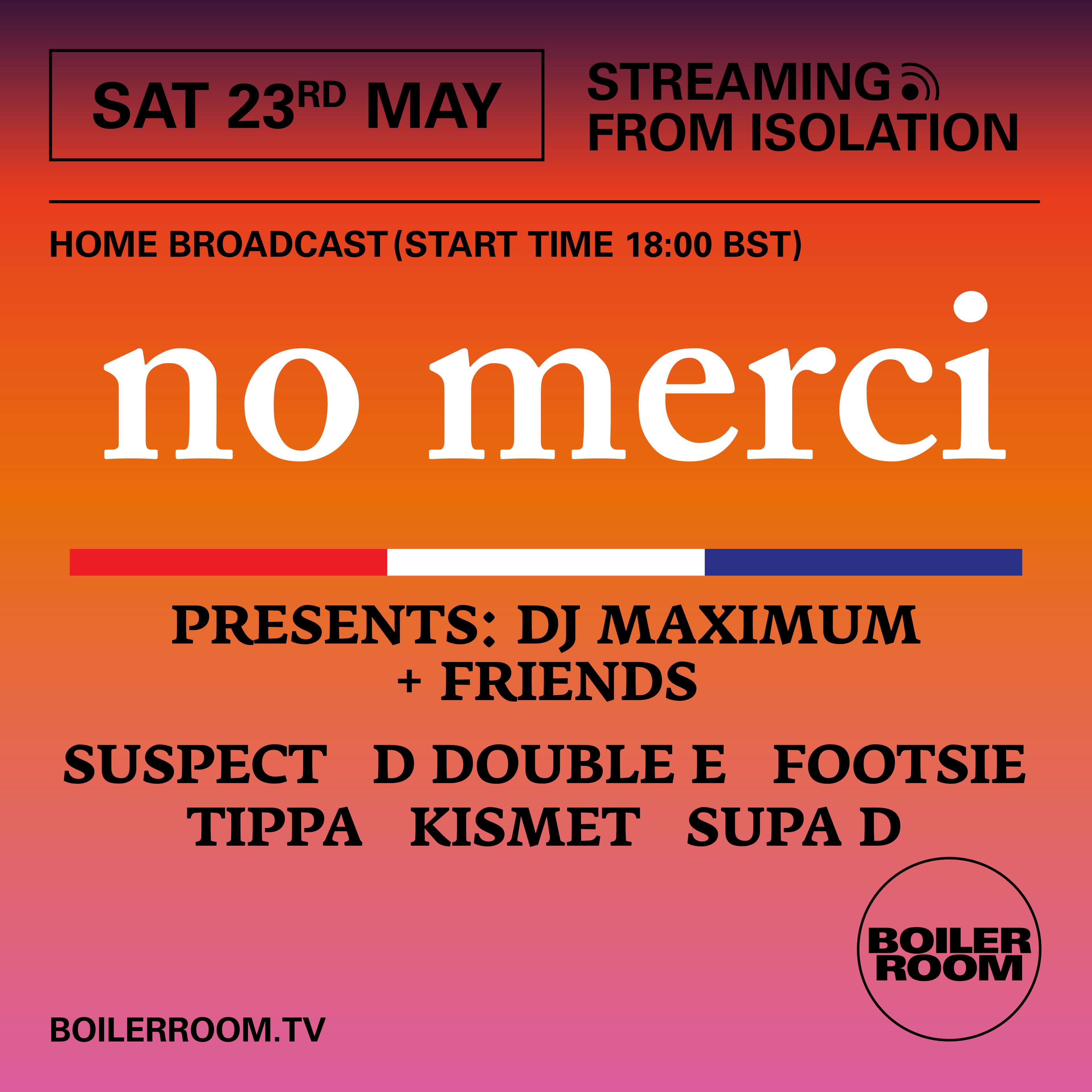 Streaming From Isolation with MaximumBBK flyer