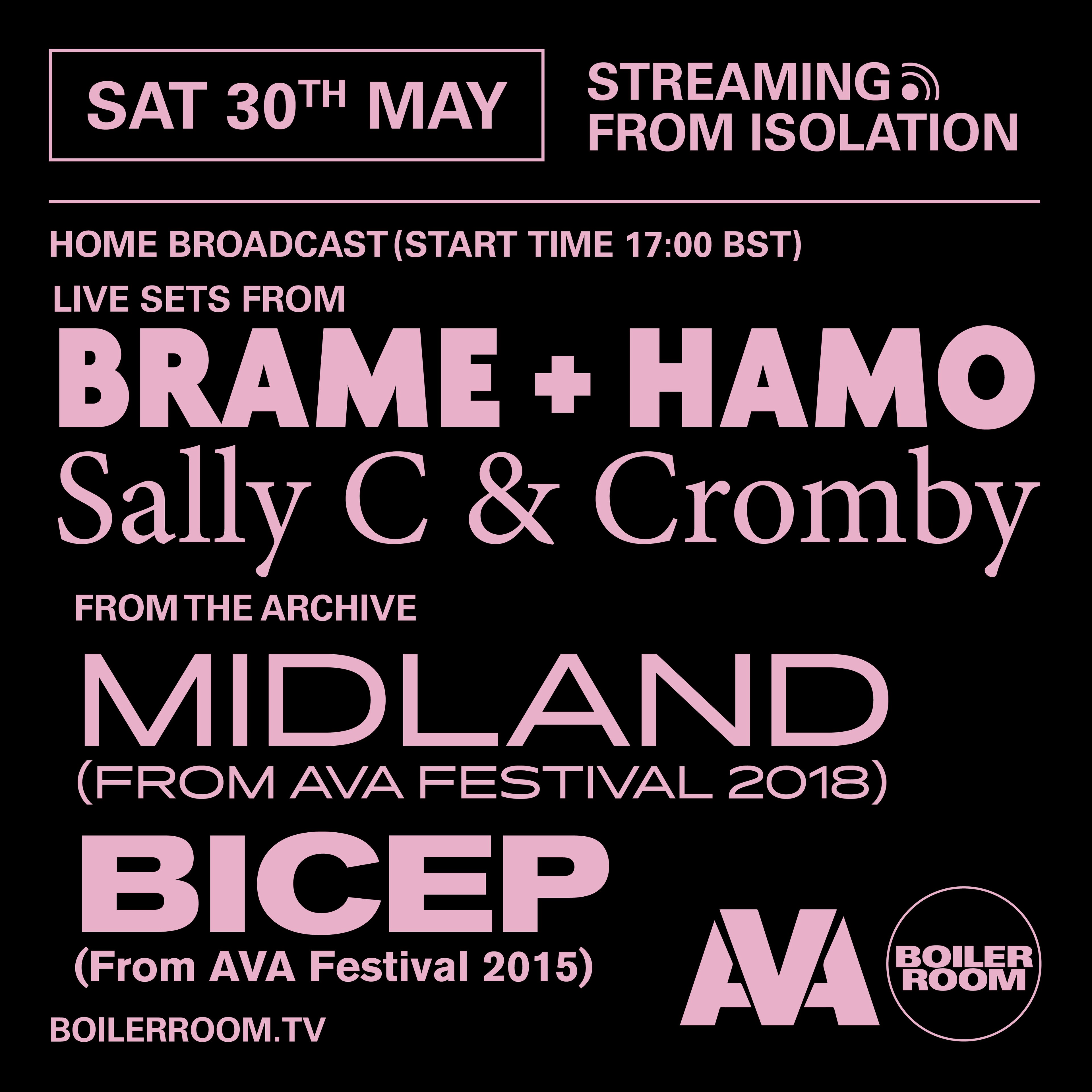 Streaming From Isolation with AVA Festival flyer