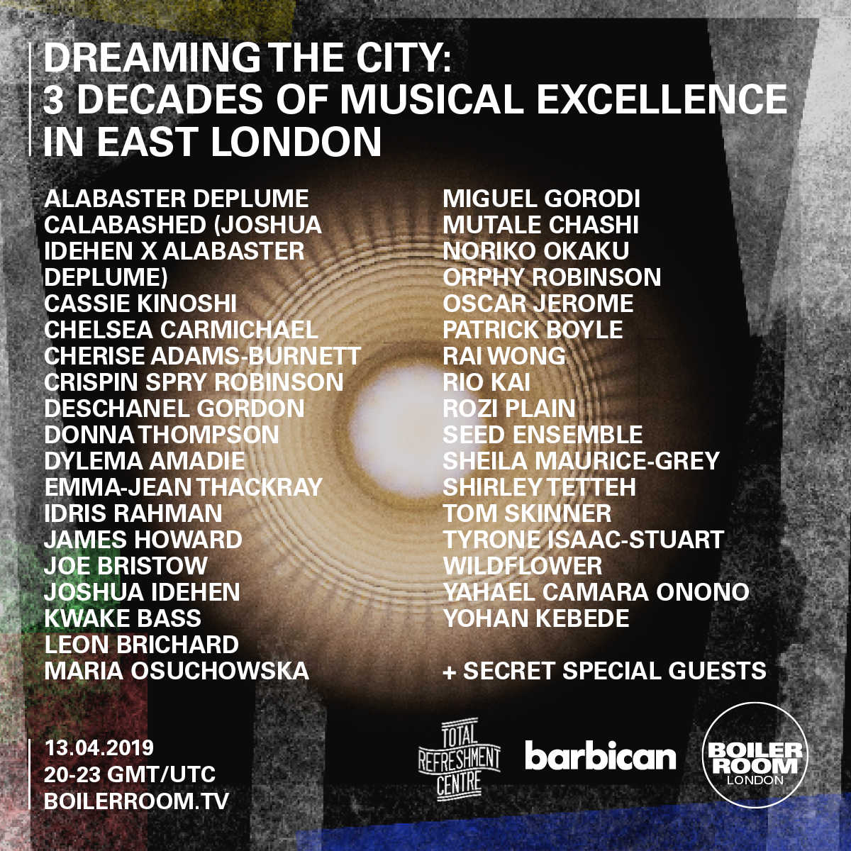 Total Refreshment Centre: Dreaming The City flyer