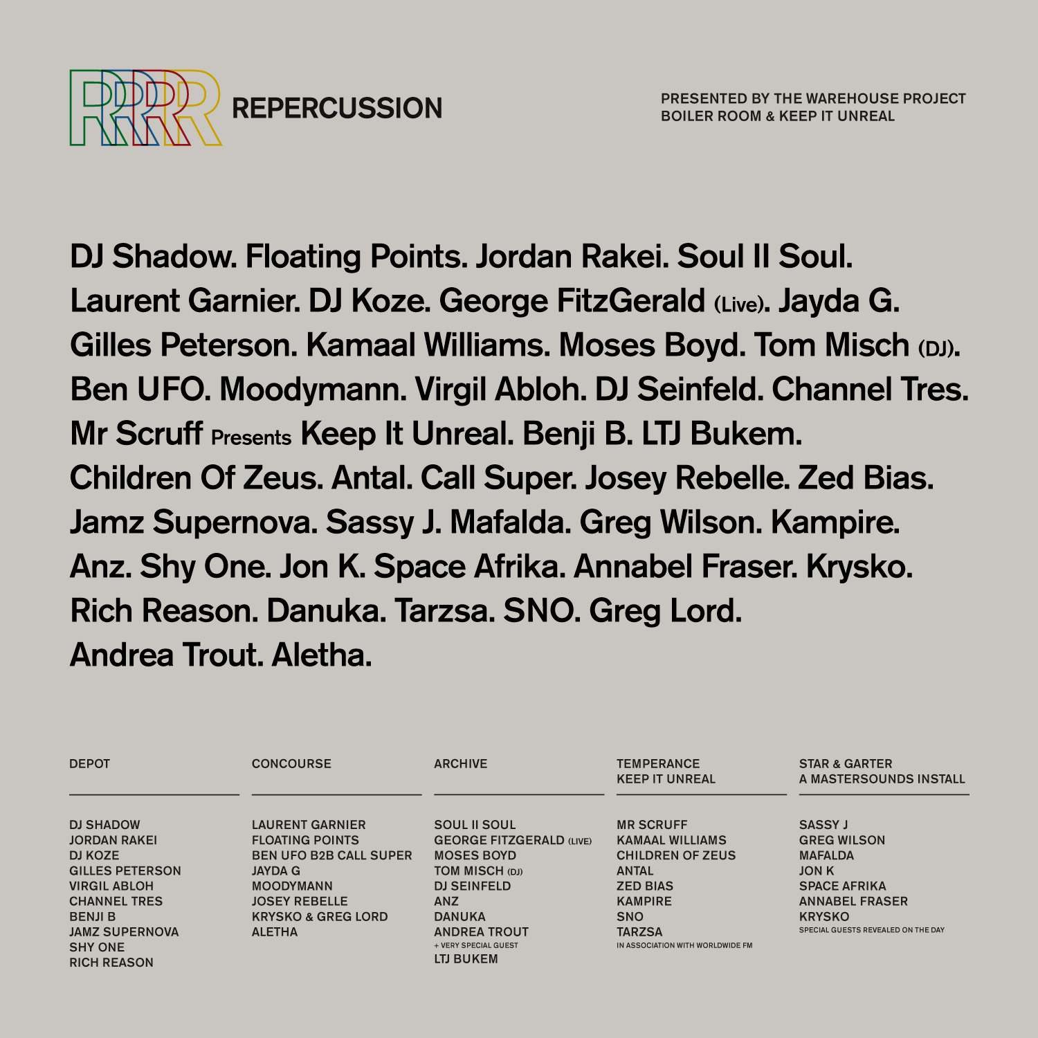 Repercussion flyer