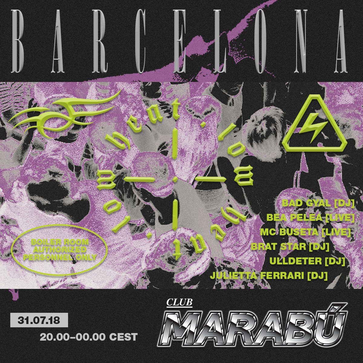 LOW HEAT: BARCELONA flyer