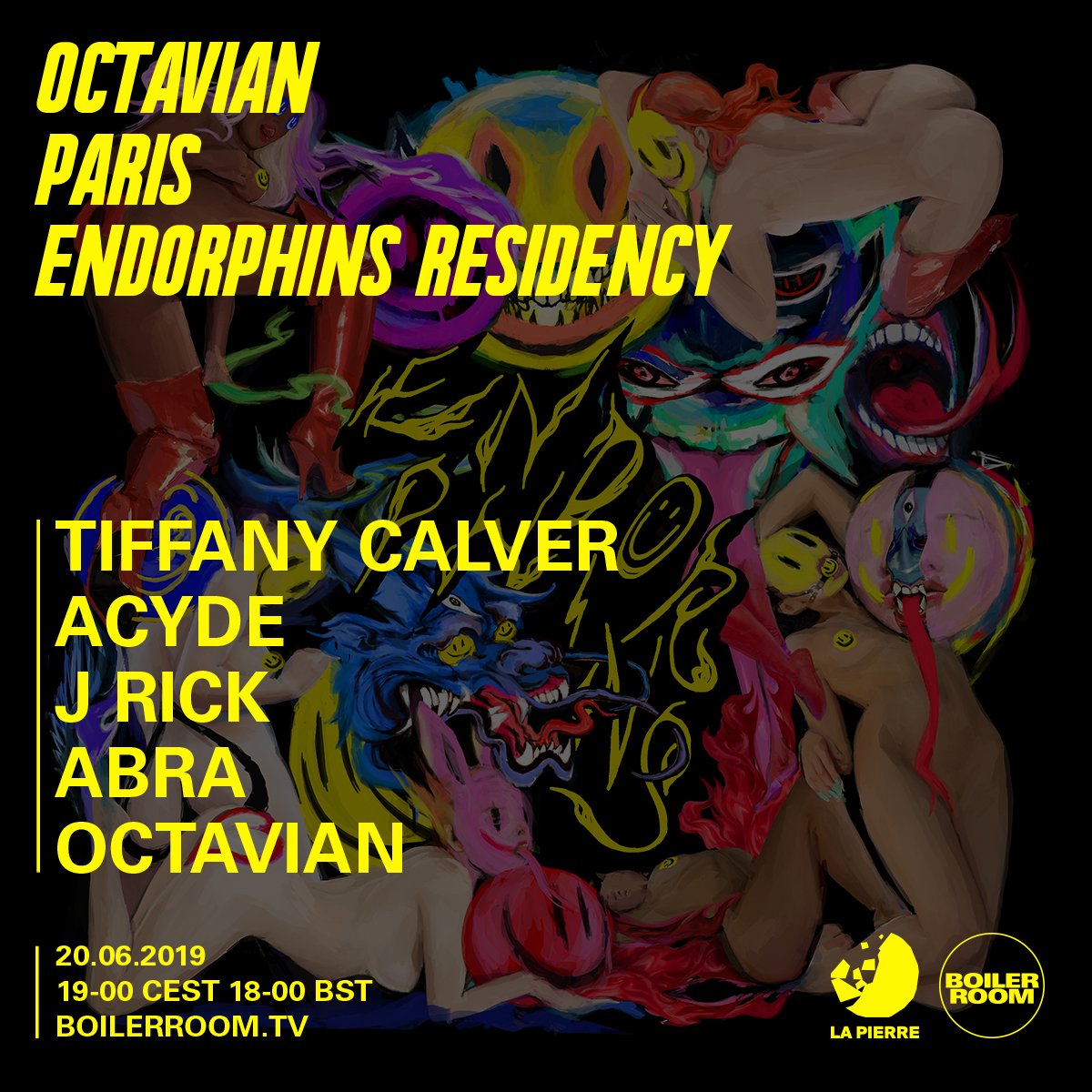 Boiler Room Paris: Octavian flyer