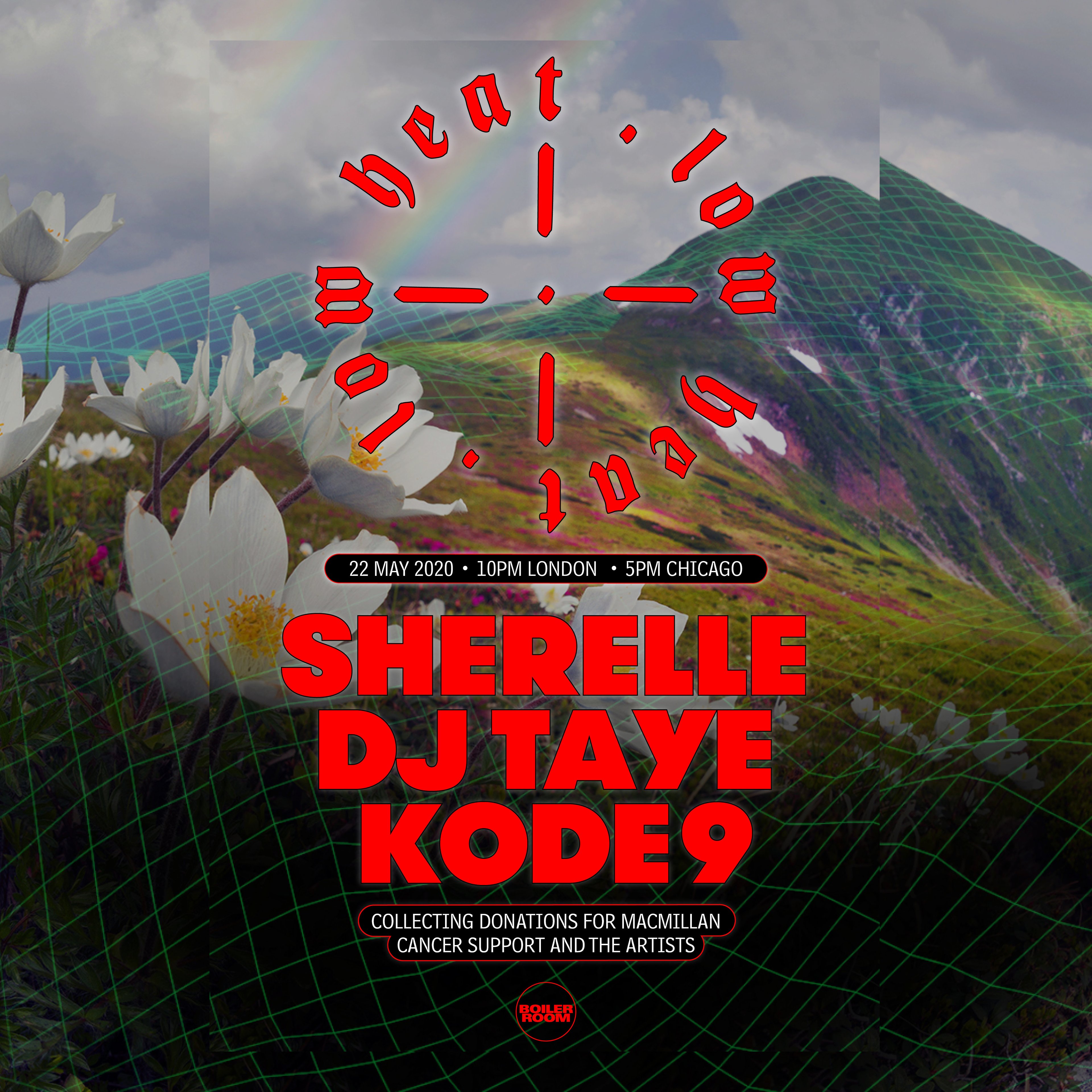 Low Heat: Sherelle, DJ Taye & Kode9 flyer