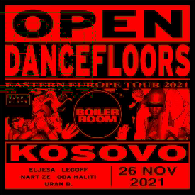 Flyer for event Open Dancefloors: Eastern Europe | Kosovo.