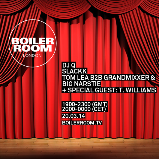 Flyer for event Local Action: DJ Q, T. Williams, Slackk, Tom Lea b2b Grandmixxer, Big Narstie.