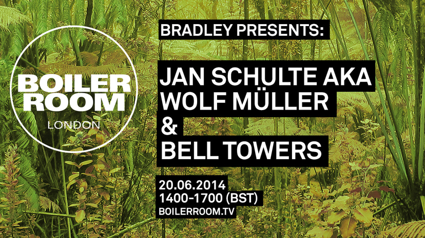 Flyer for event Bradley Presents: Jan Schulte AKA Wolf Müller.