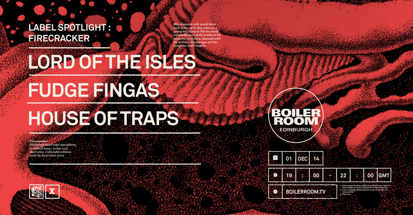 Flyer for event Label Spotlight: Firecracker .