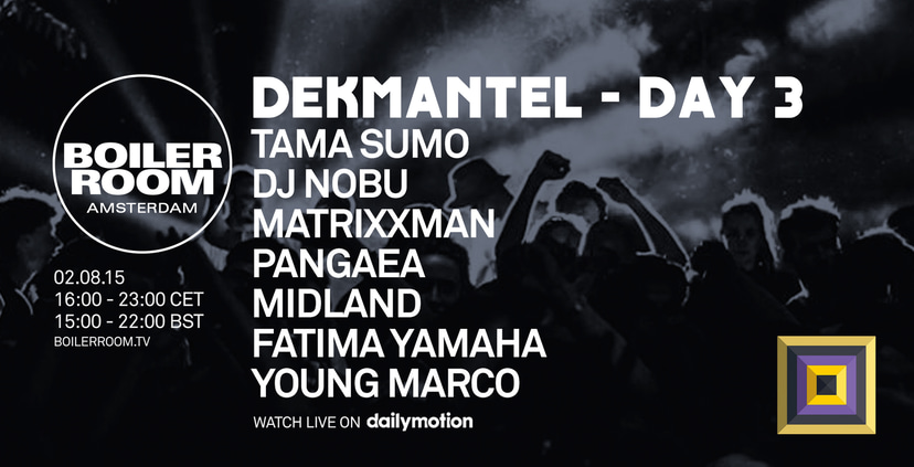 Flyer for event Dekmantel Day Three.