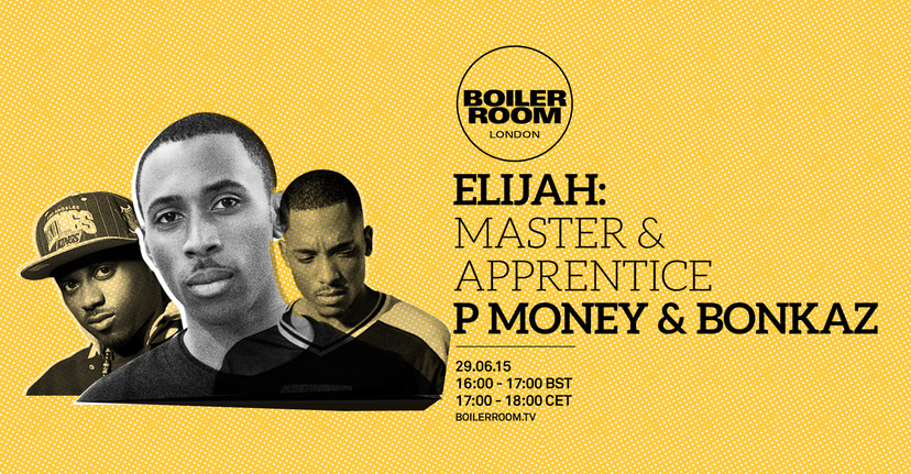 Flyer for event Elijah: P Money & Bonkaz.