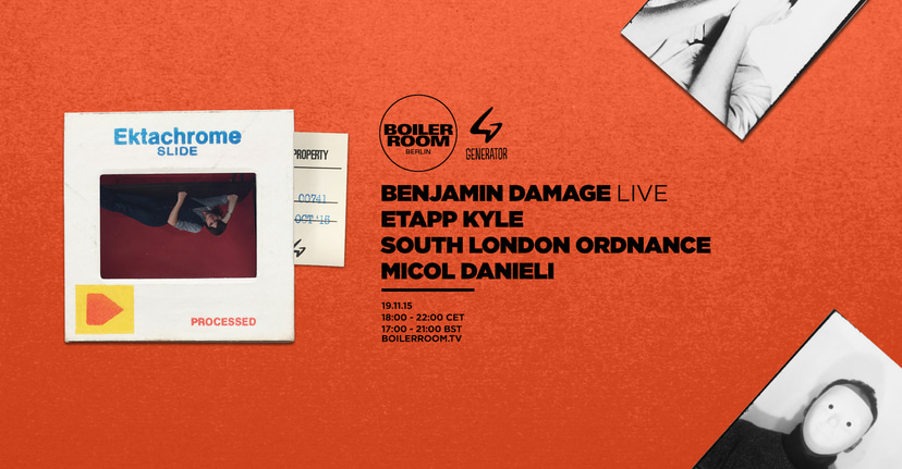 Flyer for event BR x Generator: Berlin Mitte.