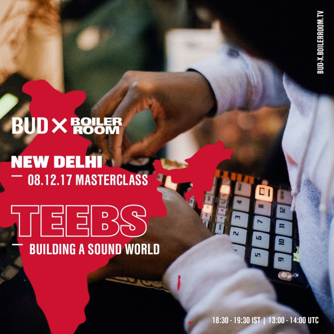 Flyer for event New Delhi: Teebs.