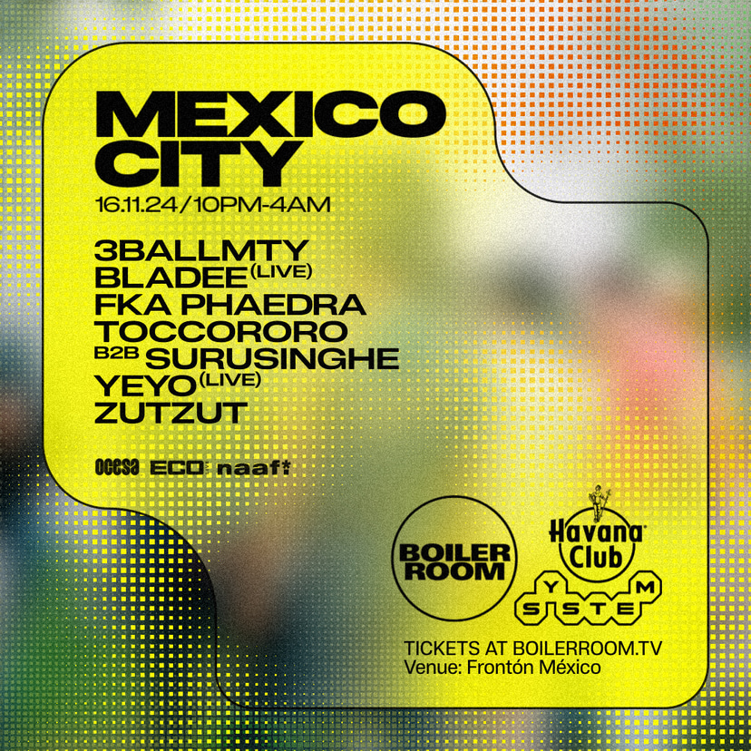 Flyer for event Mexico City | Saturday.