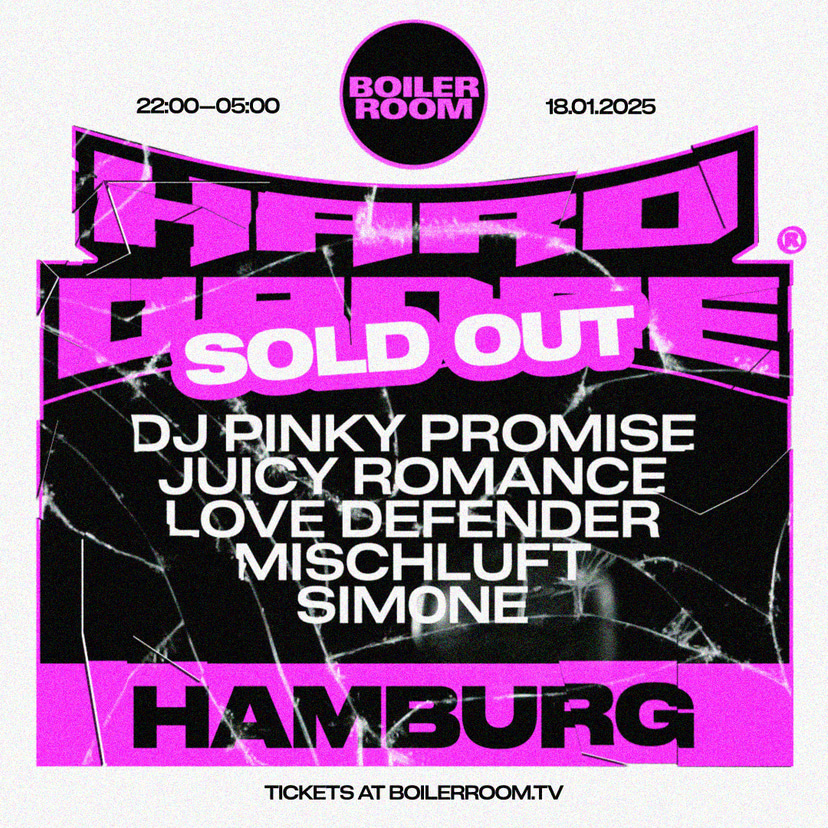 Flyer for event Hard Dance: Hamburg.