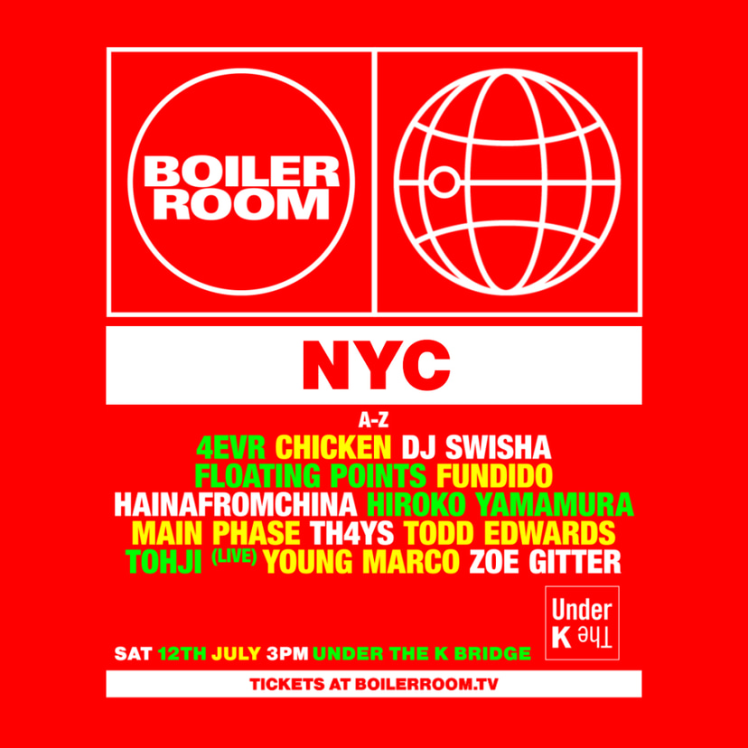 Flyer for event NYC | Saturday.
