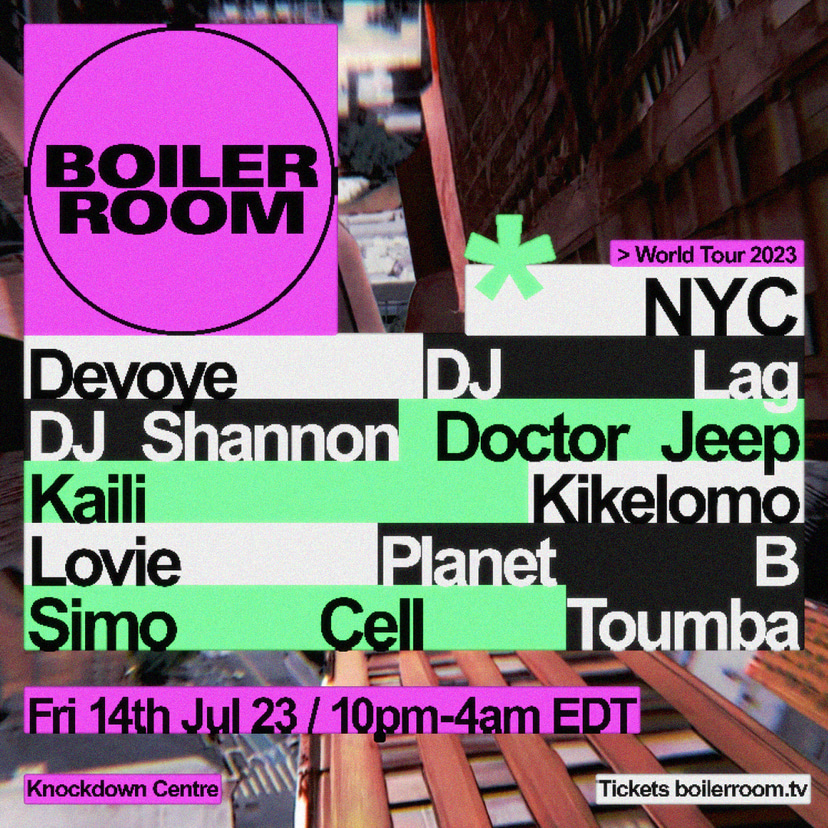 Flyer for event New York City | Friday.