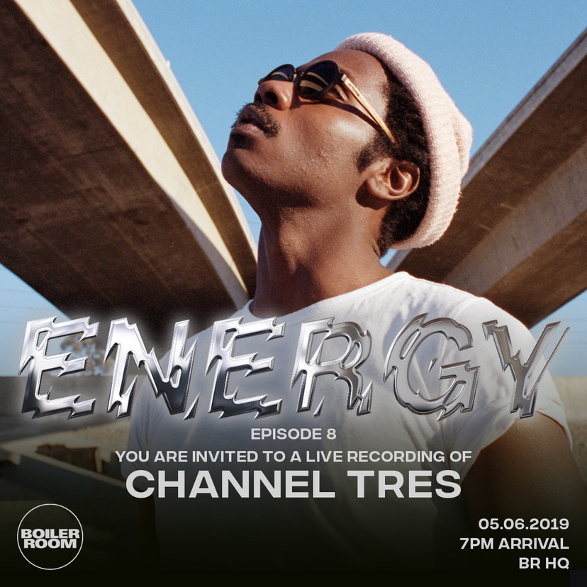 Flyer for event ENERGY EPISODE 8 - CHANNEL TRES.
