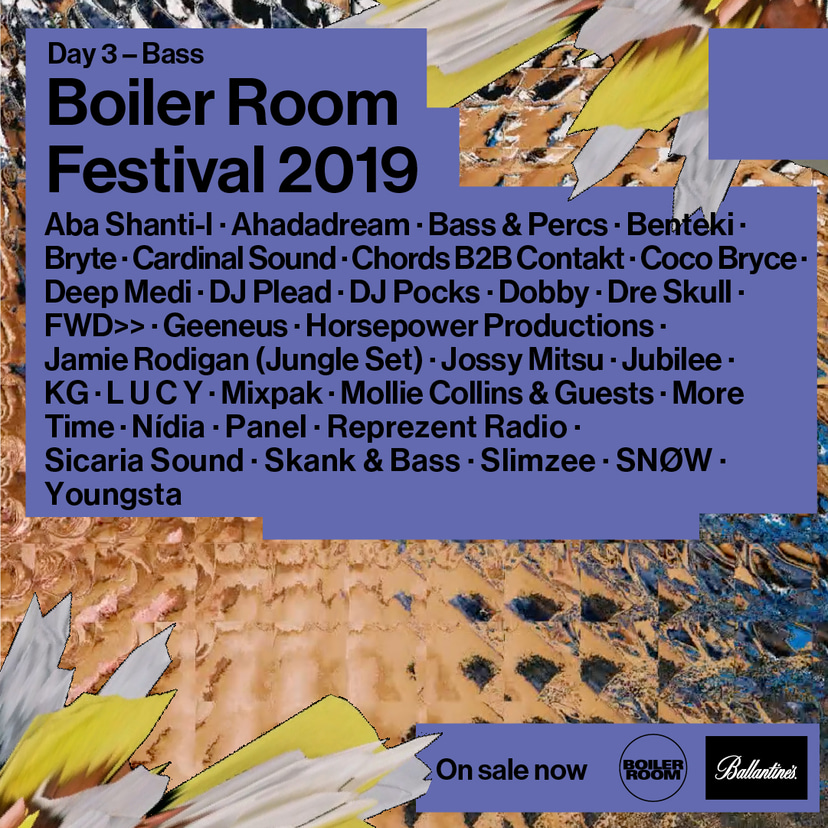 Flyer for event Boiler Room Festival Day 3: Bass.