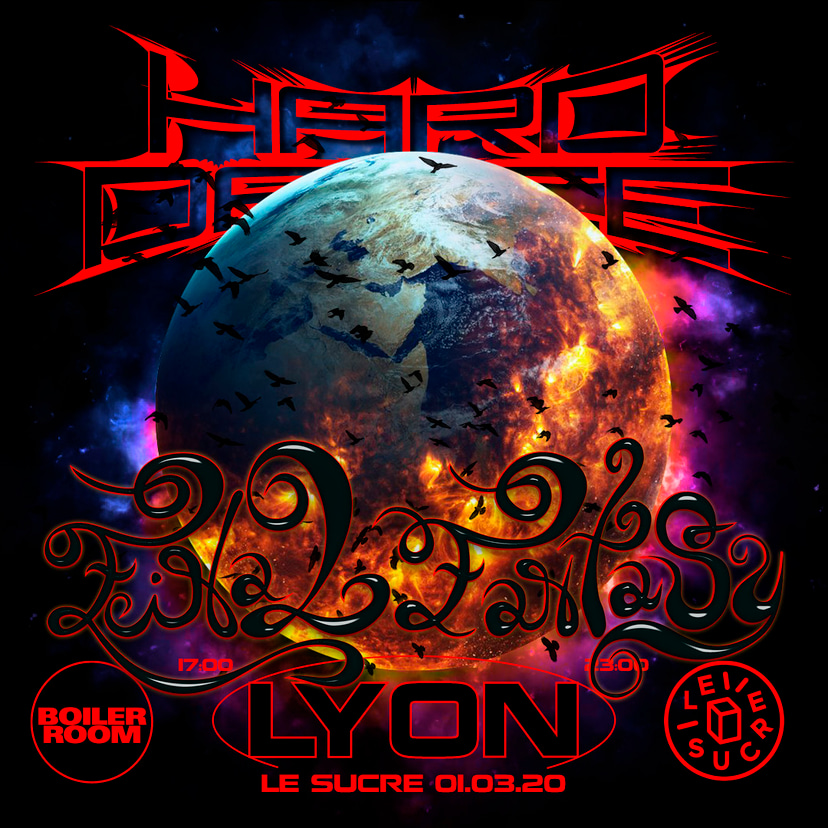 Flyer for event HARD DANCE x S. SOCIETY.