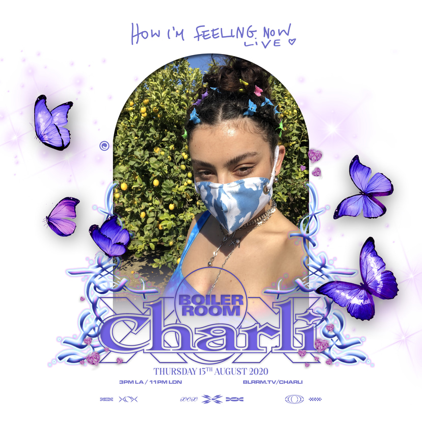 Flyer for event Charli XCX: How I'm Feeling Now – Live ♥.